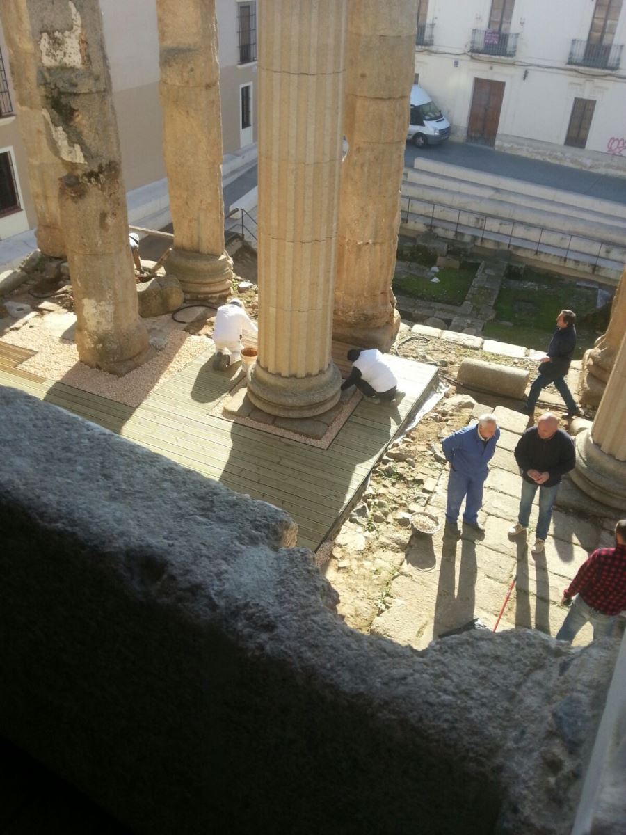 Trabajos de restauración conmemorativos Hermanos Pozos
