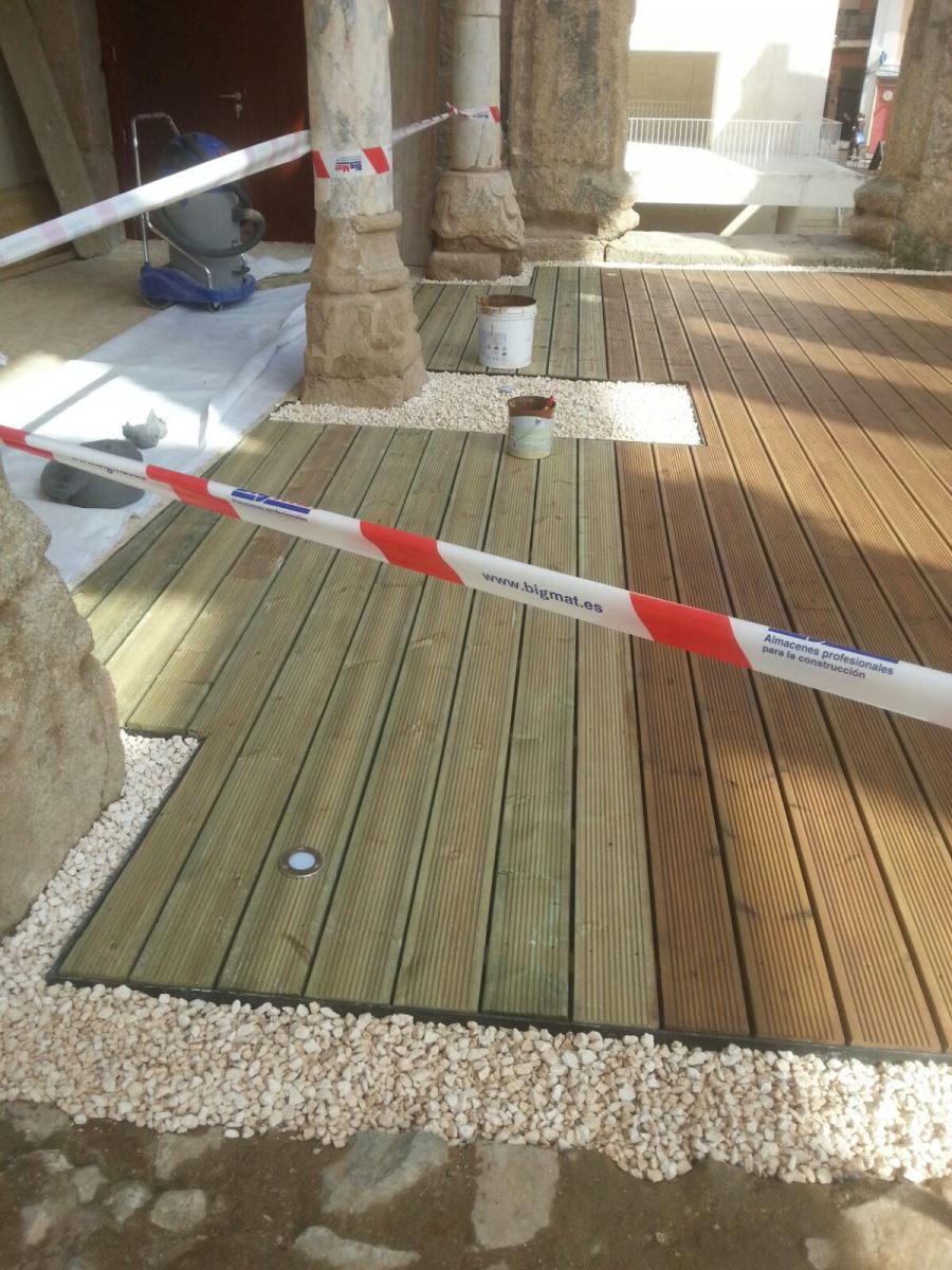 Trabajos de restauración conmemorativos Hermanos Pozos